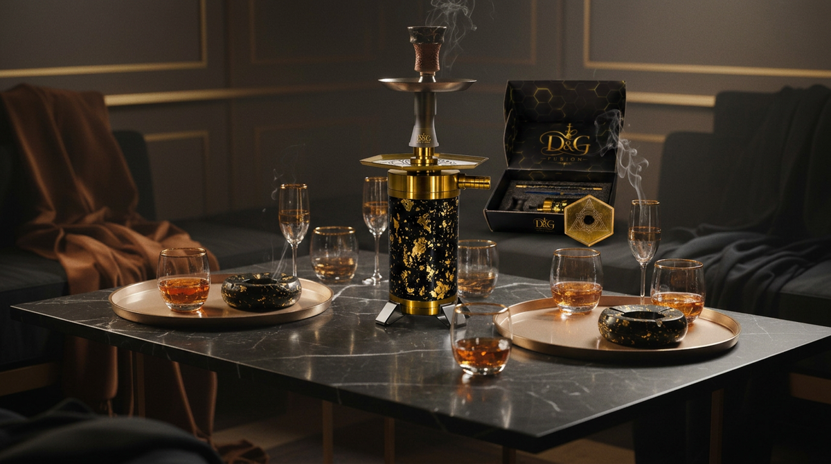 DINNING TABLE WITH D&G HOOKAH